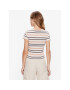 BDG Urban Outfitters Top BDG STRIPED BABY 76471473 Écru Slim Fit - Pled.ro