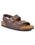 Birkenstock Sandale Milano 034703 Maro - Pled.ro