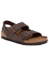 Birkenstock Sandale Milano Bs 1018175 Maro - Pled.ro