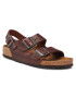 Birkenstock Sandale Milano Bs 1018691 Maro - Pled.ro