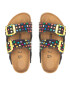 Birkenstock Șlapi Arizona Rivet Logo Kids 1023399 Negru - Pled.ro