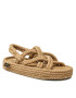 Bohonomad Sandale Bodrum Platform Sandal BOD.0012.PRS Bej - Pled.ro