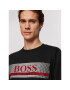 Boss Bluză Authentic 50449939 Negru Regular Fit - Pled.ro