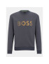 Boss Bluză Salbo 1 50493511 Gri Regular Fit - Pled.ro