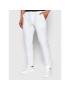 Boss Pantaloni din material Kaito 1 50472711 Alb Slim Fit - Pled.ro