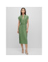 Boss Rochie de zi 50487497 Verde Regular Fit - Pled.ro