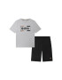 Boss Set tricou și pantaloni scurți sport J28111 S Gri Regular Fit - Pled.ro