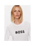 Boss Bluză Logo 50489592 Alb Regular Fit - Pled.ro