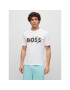 Boss Tricou 50491718 Alb Relaxed Fit - Pled.ro