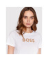 Boss Tricou C_Elogo_5 50468356 Alb Regular Fit - Pled.ro