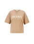 Boss Tricou C_Evina_Active 50457388 Bej Relaxed Fit - Pled.ro