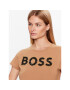 Boss Tricou Eventsa 50484646 Bej Slim Fit - Pled.ro