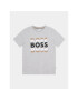 Boss Tricou J25O72 D Gri Regular Fit - Pled.ro