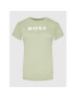 Boss Tricou Logo-Print Verde Regular Fit - Pled.ro