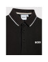 Boss Tricou polo J25M34 S Negru Regular Fit - Pled.ro