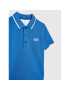 Boss Tricou polo J25N49 D Albastru Regular Fit - Pled.ro