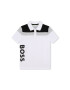 Boss Tricou polo J25O32 D Alb Regular Fit - Pled.ro