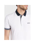 Boss Tricou polo Paule 50471914 Alb Slim Fit - Pled.ro