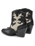 Bronx Botine Western 34278-AG Negru - Pled.ro