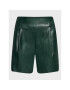 Bruuns Bazaar Pantaloni scurți din imitație de piele Nadia BBW3074 Verde Regular Fit - Pled.ro