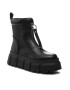 Buffalo Botine Ava Front Zip Boot 1622338 Negru - Pled.ro