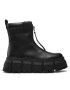 Buffalo Botine Ava Front Zip Boot 1622338 Negru - Pled.ro