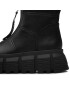 Buffalo Botine Ava Front Zip Boot 1622338 Negru - Pled.ro