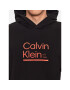 Calvin Klein Bluză Contrast Line Logo K10K111569 Negru Regular Fit - Pled.ro