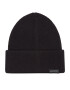 Calvin Klein Căciulă Leather Patch Docker Beanie K50K510978 Negru - Pled.ro