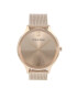 Calvin Klein Ceas Timeless Mesh 25200002 Placat cu aur roz - Pled.ro