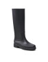 Calvin Klein Cizme de cauciuc Rain Boot Knee W/Flc HW0HW01265 Negru - Pled.ro