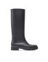 Calvin Klein Cizme de cauciuc Rain Boot Knee W/Flc HW0HW01265 Negru - Pled.ro