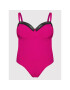 Calvin Klein Swimwear Costum de baie KW0KW01661 Roz - Pled.ro