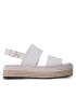 Calvin Klein Espadrile Flatform Wedge HW0HW01497 Écru - Pled.ro