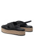 Calvin Klein Espadrile Flatform Wedge Sndl He HW0HW00688 Negru - Pled.ro