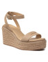 Calvin Klein Espadrile Wedge Sandl 50-Su HW0HW00822 Bej - Pled.ro