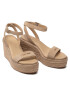 Calvin Klein Espadrile Wedge Sandl 50-Su HW0HW00822 Bej - Pled.ro