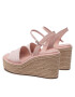 Calvin Klein Espadrile Wedge Sndl 50 He HW0HW00689 Roz - Pled.ro