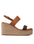 Calvin Klein Espadrile Wedge Sndl 50 HW0HW00823 Maro - Pled.ro