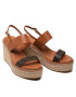 Calvin Klein Espadrile Wedge Sndl 50 HW0HW00823 Maro - Pled.ro