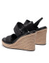 Calvin Klein Espadrile Wedge Sndl 70 He HW0HW00690 Negru - Pled.ro