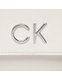 Calvin Klein Geantă Re-Lock Dbl Xbody W/Flap Saff K60K609861 Alb - Pled.ro