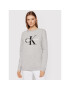 Calvin Klein Jeans Bluză Core Monogram Logo J20J207877 Gri Relaxed Fit - Pled.ro