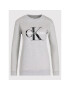 Calvin Klein Jeans Bluză Core Monogram Logo J20J207877 Gri Relaxed Fit - Pled.ro