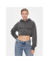 Calvin Klein Jeans Bluză Hero Monologo Short Hoodie J20J222540 Gri Regular Fit - Pled.ro