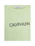 Calvin Klein Jeans Bluză Institutional Logo IU0IU00162 Verde Regular Fit - Pled.ro