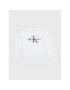 Calvin Klein Jeans Bluză Monogram IN0IN00005 Alb Regular Fit - Pled.ro