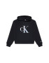 Calvin Klein Jeans Bluză Monogran Applique Hoodie IG0IG00987 Negru Regular Fit - Pled.ro