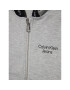 Calvin Klein Jeans Bluză Punto Logo IB0IB01169 Gri Regular Fit - Pled.ro