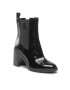 Calvin Klein Jeans Botine Block Heel Boot Naplak YW0YW00856 Negru - Pled.ro